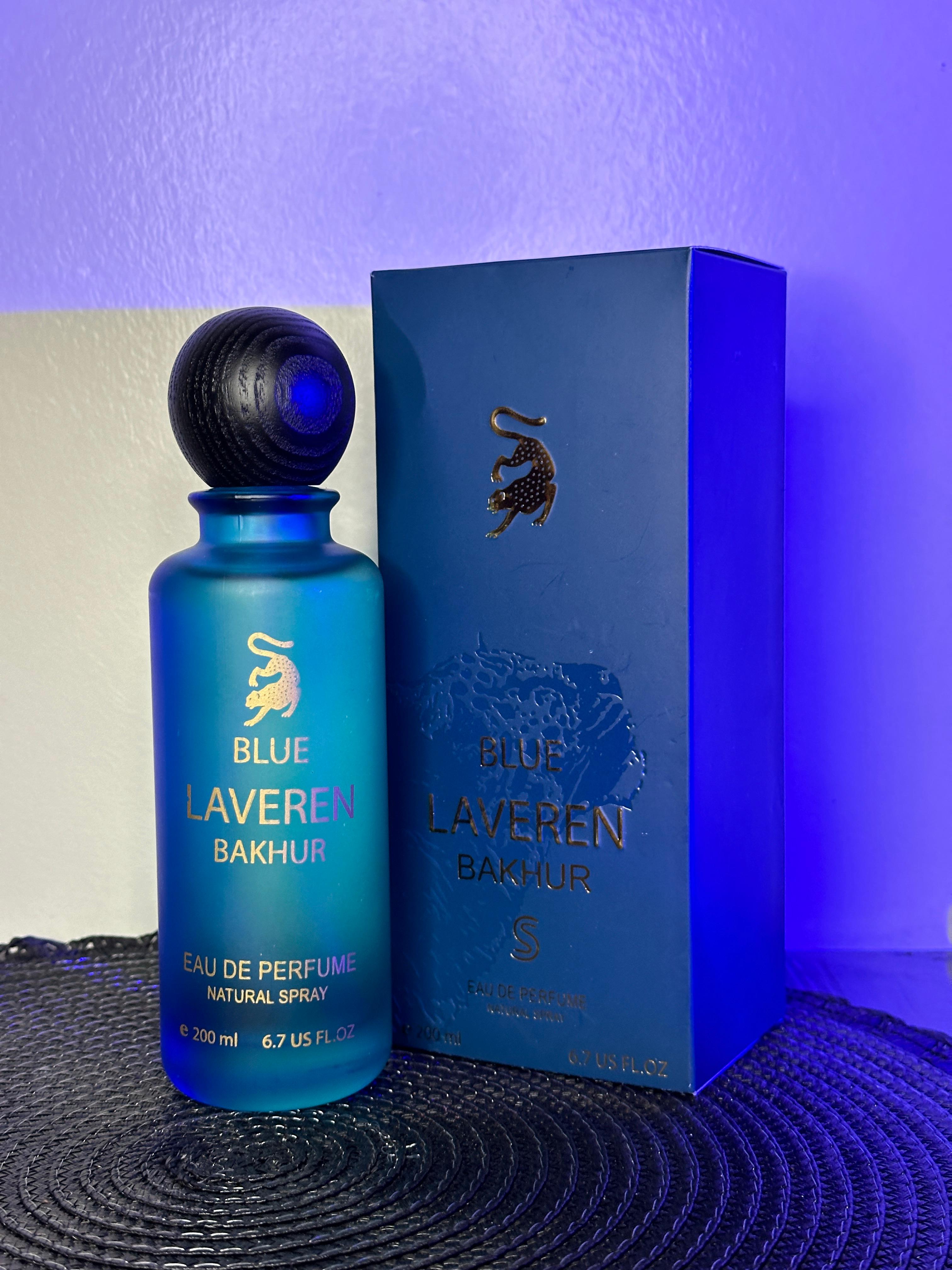 Blue Laverne Bakhur Perfume/Fragrance 200ml | عطر لافيرن بلو بخور - 200 مل للرجال والنساء